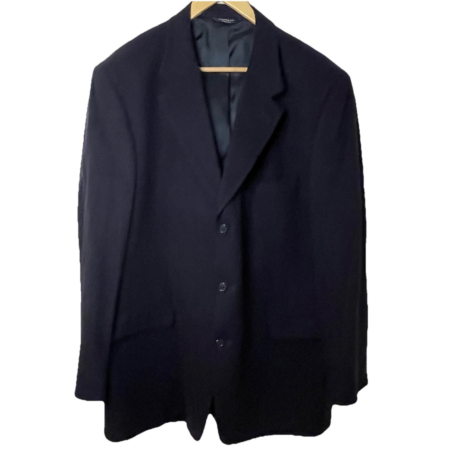346 Brooks Brothers 100% Cashmere Navy Blue Sport Jacket Blazer Elegant Sz 48 L